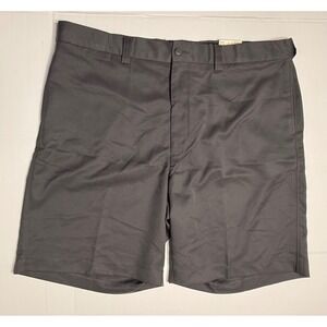 Oak Hill Mens Microfiber Shorts Grey Wrinkle Resistant Moisture Wicking Size 44